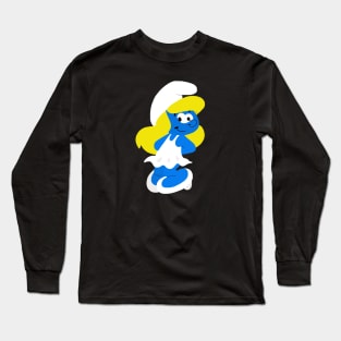 Blue Girl Long Sleeve T-Shirt